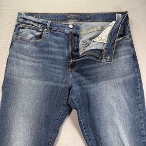 Lucky Brand 412 Athletic Slim Jeans Mens 36x32 Blue Denim Stretch 5 Pocket
